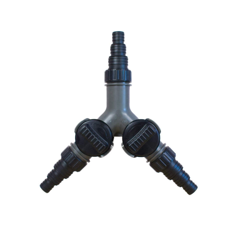Superfish Adjustable Pond Y-Valve, Connector with 2 Adjustable Outlets - PawsPlanet Australia