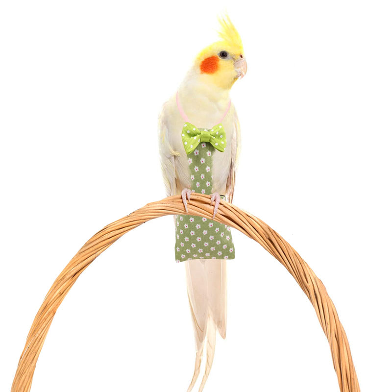 QBLEEV Cockatiel Bird Diaper Flight Suite Liners Yellow Pink Blue 3 Pack - PawsPlanet Australia