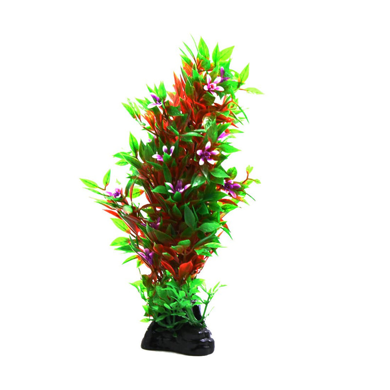 [Australia] - uxcell 7.8 Inch Red Green Plastic Aquarium Terrarium Landscaping Decor for Reptiles and Amphibians 