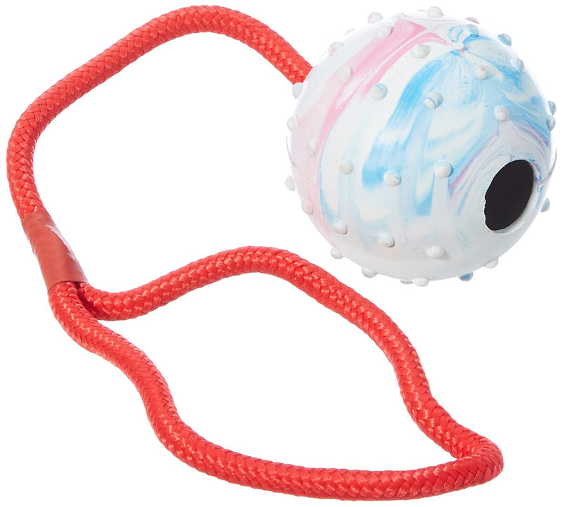 Trixie Ball on a Rope, Natural Rubber, Floats Maße: ø 6 cm/30 cm - PawsPlanet Australia