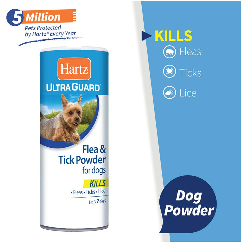 Hartz Ultra Guard Flea And Tick Powder For Dogs, 4 oz - PawsPlanet Australia