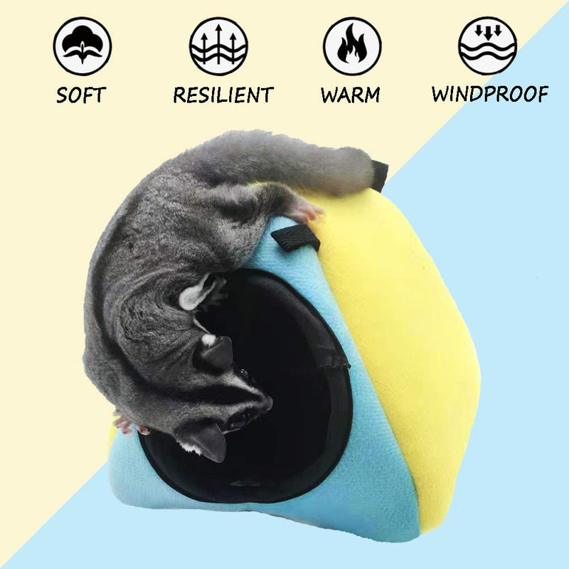 [Australia] - kathson Hamster Bed Hanging Hammock Warm House Cute Cave for Guinea Pig Rat Dwarf Hamster and Other Small Animnals 