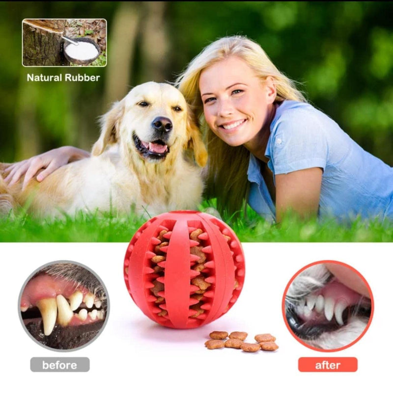 Sin America Interactive Dog Puzzle Toys NonToxic, Durable, Teeth Cleaning IQ Puzzle Chew Ball for All Kinds of Dogs (Green). green - PawsPlanet Australia