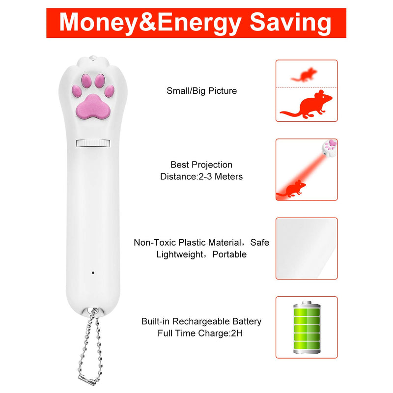 Shengsite Indoor Cats Interactive cat/Dog Toys, Red LED Projection, pet Training Supplies,Gifts for Children. - PawsPlanet Australia