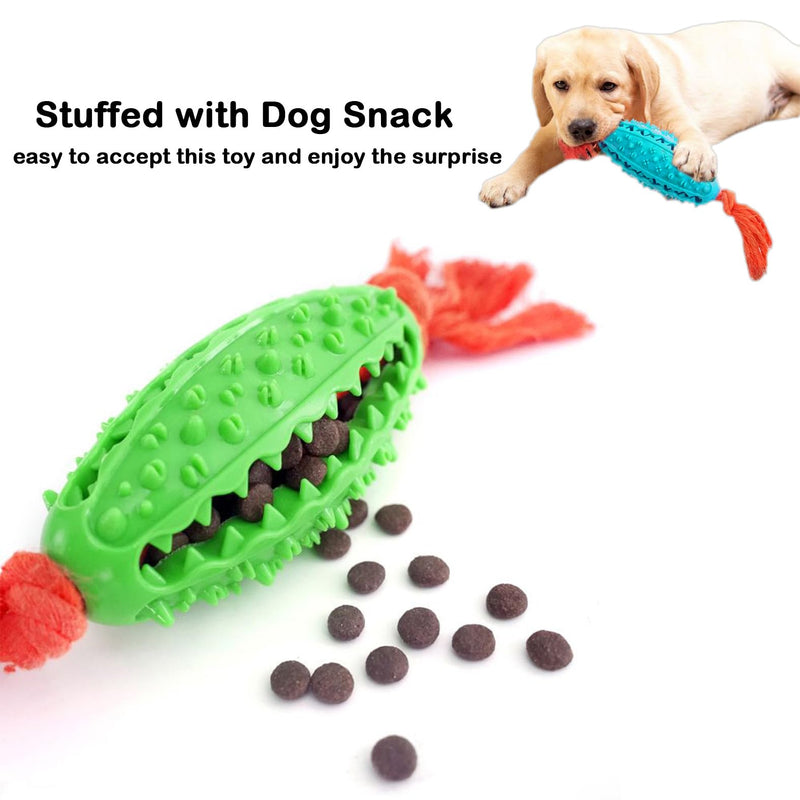 Dog Toys for Aggressive Chewers, Tough Twisted Rope Candy Shape Toy,Teeth Cleaning Brush Dental for Small Medium Large Dog, Puppy,Snack Holding Dog Toy, Tough Interactive Toys(Green) green - PawsPlanet Australia