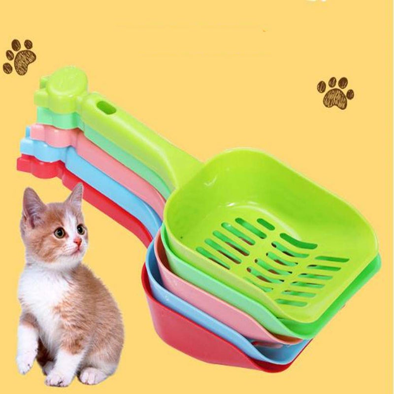 N\A 4 Pcs Cat Litter Scoops Premium Litter Tray Scoops With Strong Plastic Handle for Cat Kitten Dog Poop - PawsPlanet Australia