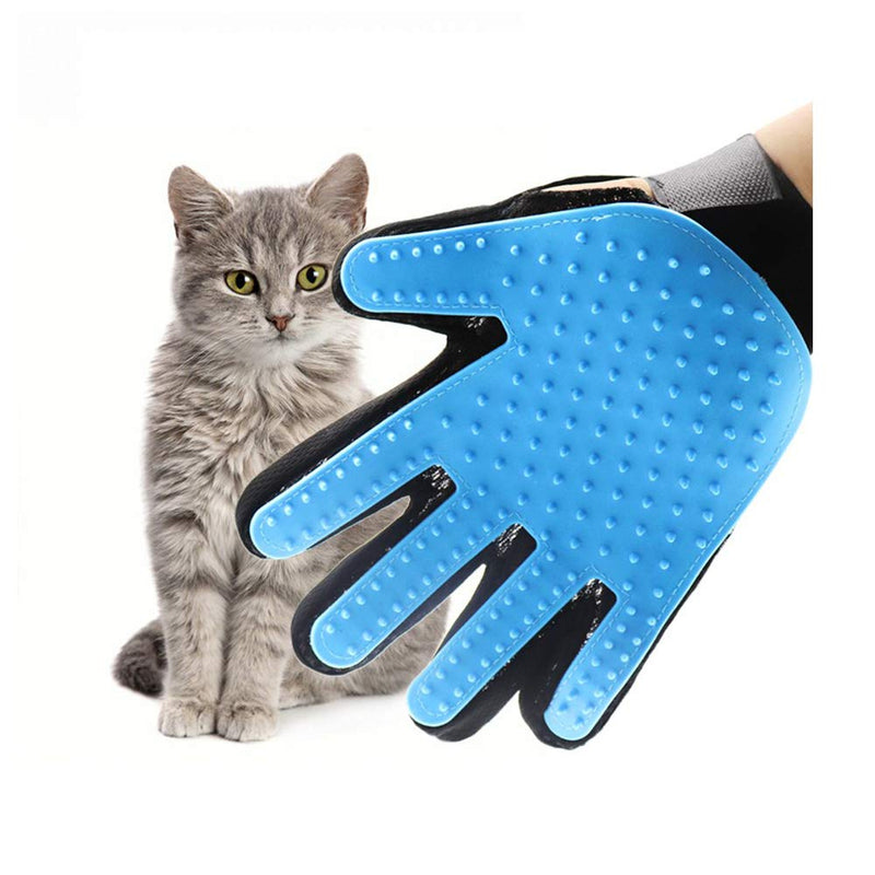 Pet Grooming Set of 4pcs, Kitten Gloves, Cat Brush and Cat Nail Clipper of Cat Grooming, Cat Comb, Kitten Nail Clipper, Dog Gloves Brush, Dog Comb,Puppy Nail Clipper and Kitten Grooming Set - PawsPlanet Australia