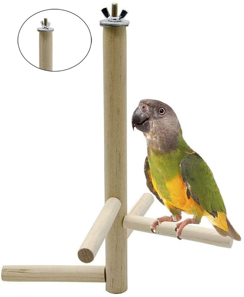 Wonninek 13 Pcs Bird Parrot Swing Chewing Toys with Upgraded Bell Natural Wood Standing Hanging Hammock Bird Cage Toys for Small Parakeets, Cockatiels, Finches, Budgie, Macaws - PawsPlanet Australia