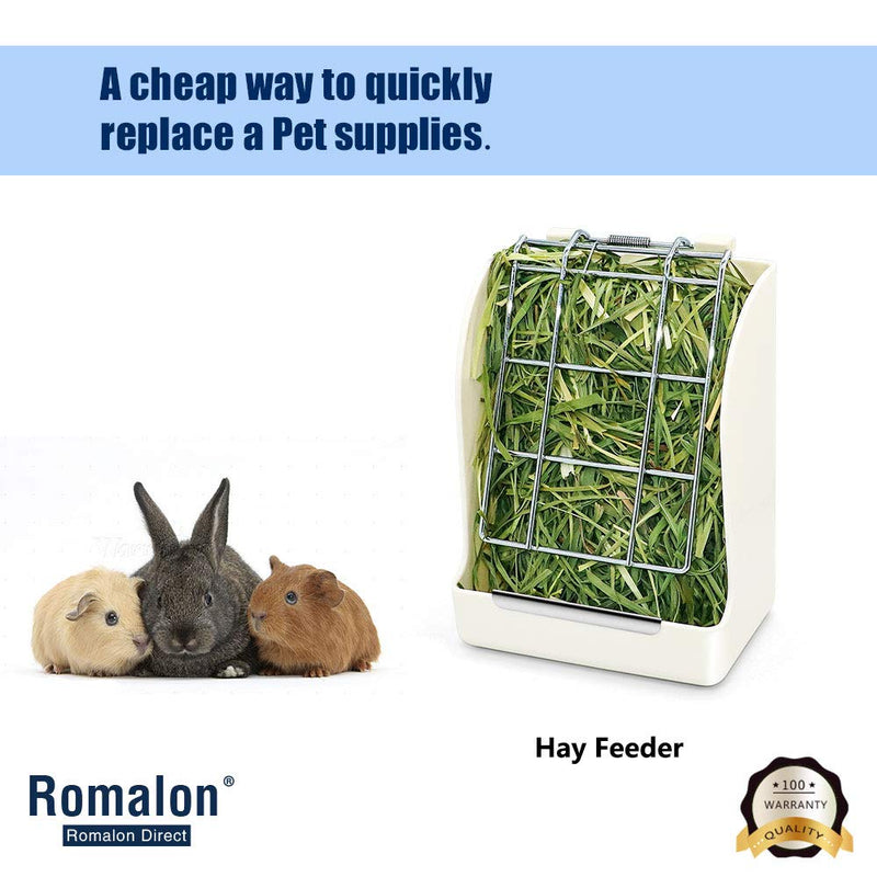 Indoor Hay Feeder Rack - Keep Grass Clean & Fresh,Less Waste,Fit for Guinea Pig,Rabbit,Chinchilla and Other Small Animals by Romalon - PawsPlanet Australia