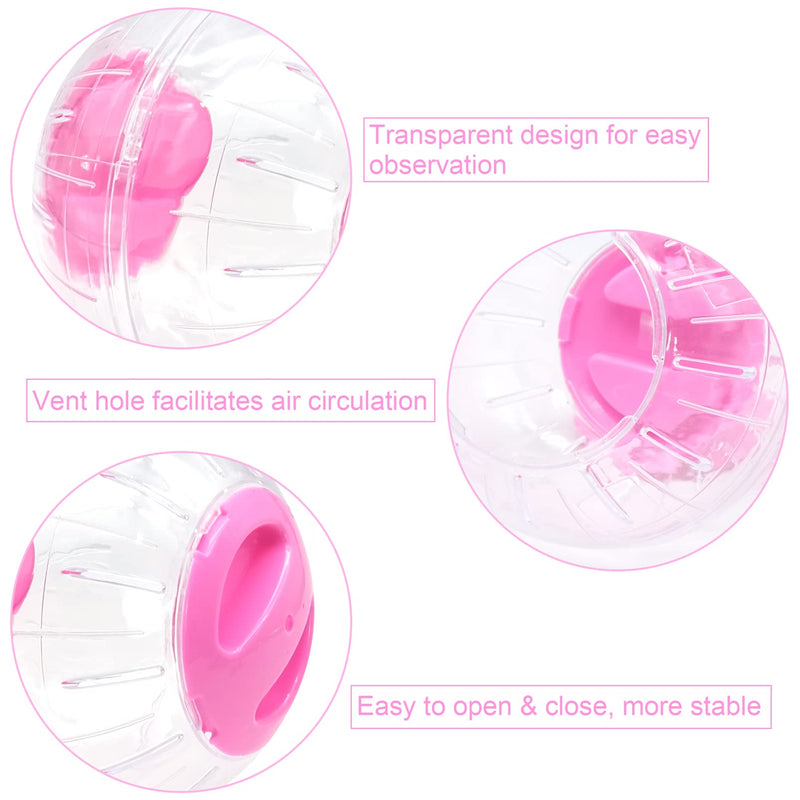 YAXIDAEVER 2 pieces jogging ball for small animals, hamster ball, toy hamster running ball for small animals, activity toy, fitness ball, pet sports - PawsPlanet Australia