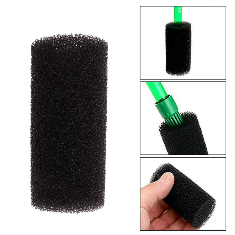 [Australia] - Ailinda 4PCS Pre Filter Sponge Aquarium Filter Foam Sponge Rolls Compatible Filter Accessories for Fish Tank Black-Large 