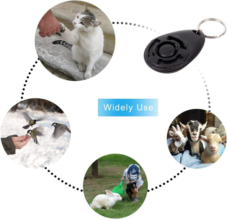 JEE Dog Training Clickers with Keyring Scientifically Proven Method to Teach Dogs or Cats or Other Pets to Obey Commands - PawsPlanet Australia