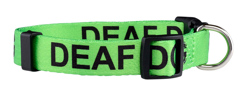 [Australia] - Native Pup Deaf Dog Collar| Hard of Hearing Warning| Medium 