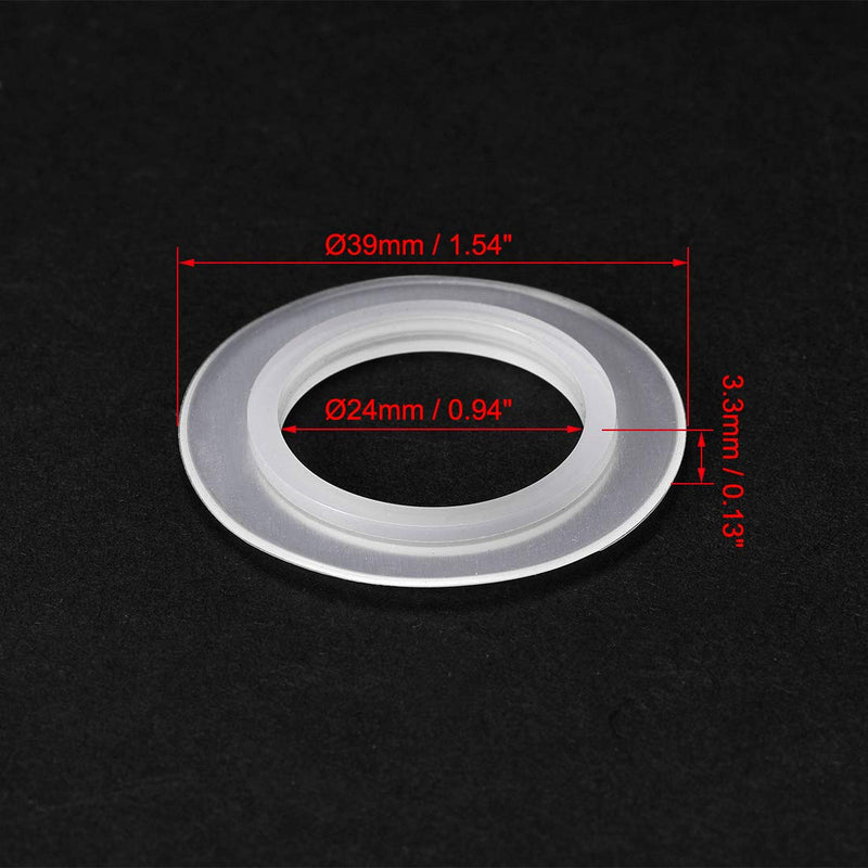 [Australia] - uxcell Silicone Kitchen Bathroom Strainer Washer Drain Gasket 39mm OD White 