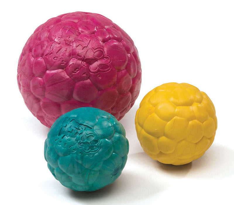 [Australia] - West Paw Zogoflex Air Boz Dog Toy – Floatable Pet Ball for Dogs, Fetch, Play, Chewing – Non-Toxic, Recyclable, Latex-Free Canine Toys – Durable Exterior Texture, Bouncy Squishy Ball, Made in USA Small Currant 