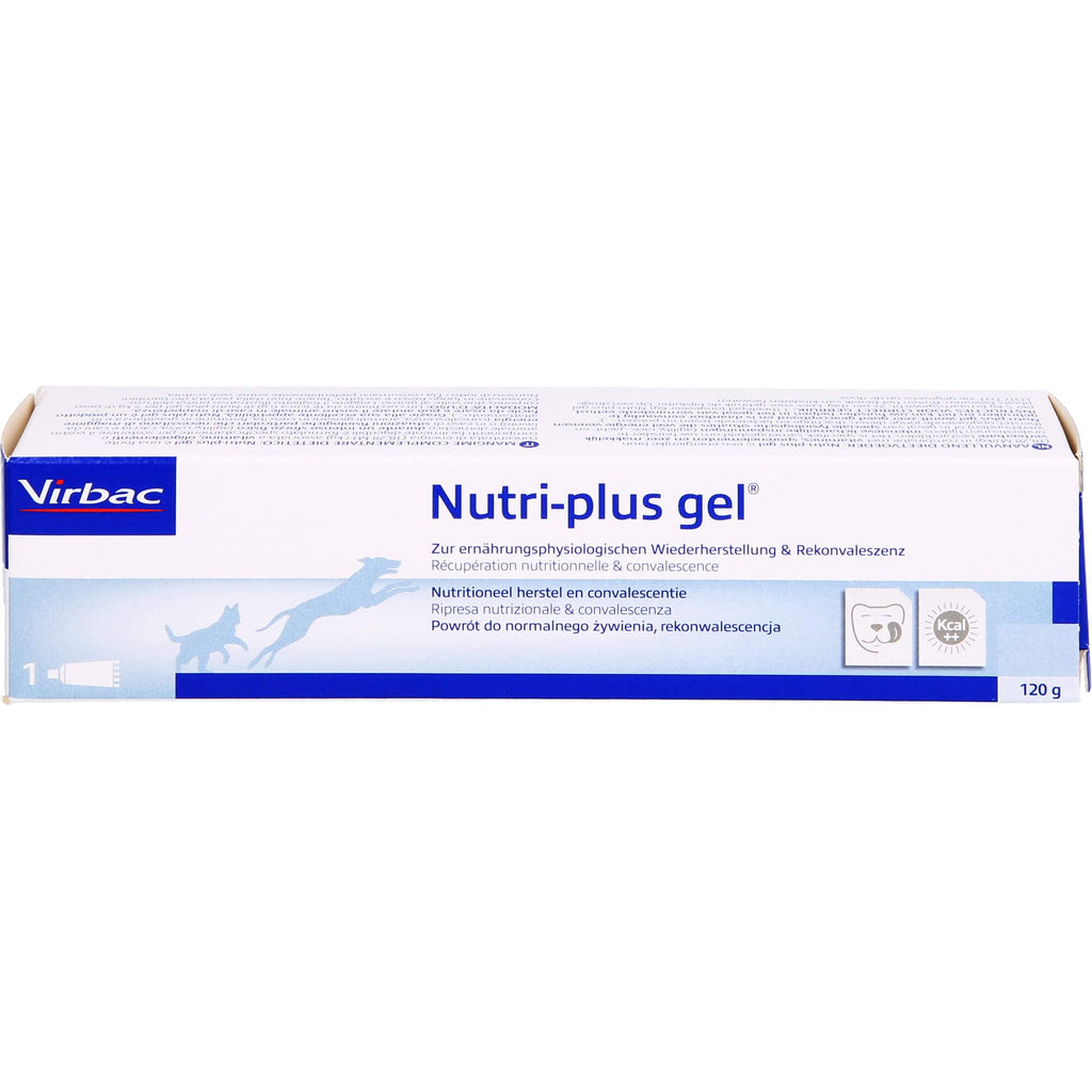 Virbac Nutri-Plus Gel | 120g | Supplementary food for dogs and cats for nutritional supplementation and convalescence | Appetite-stimulating, highly concentrated energy source - PawsPlanet Australia