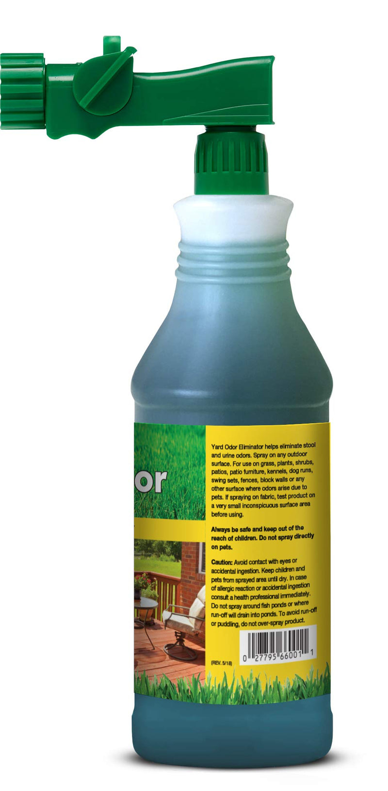 [Australia] - NaturVet – Yard Odor Eliminator – Eliminate Stool and Urine Odors from Lawn and Yard – Designed For Use on Grass, Plants, Patios, Gravel, Concrete & More 32-oz bottle 