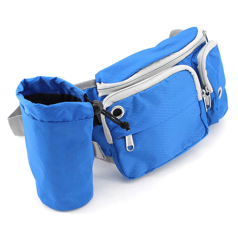 Bemodst Dog Treat Bag Pouch, Puppy Training Snack Pouch Running Bumbag Waist Bag Fanny Pack - with Built-in Poop Bag Dispenser, Adjustable Waistband, Bottle Holder for walking Running Training - PawsPlanet Australia