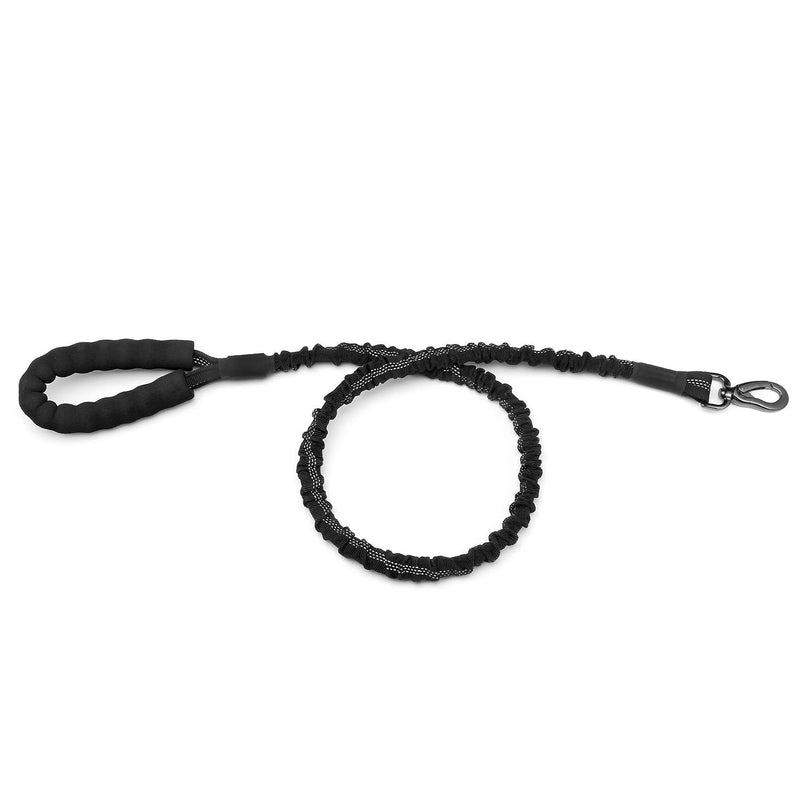 [Australia] - Strong Dog Leash, Length 2.5FT, 4FT, High Elastic Reflective Dog Leash, Black, Green, Gray Dog Training Leash with Comfortable Padded Handle for Large, Medium and Small Dogs 2.5FT( for small and medium dogs） 