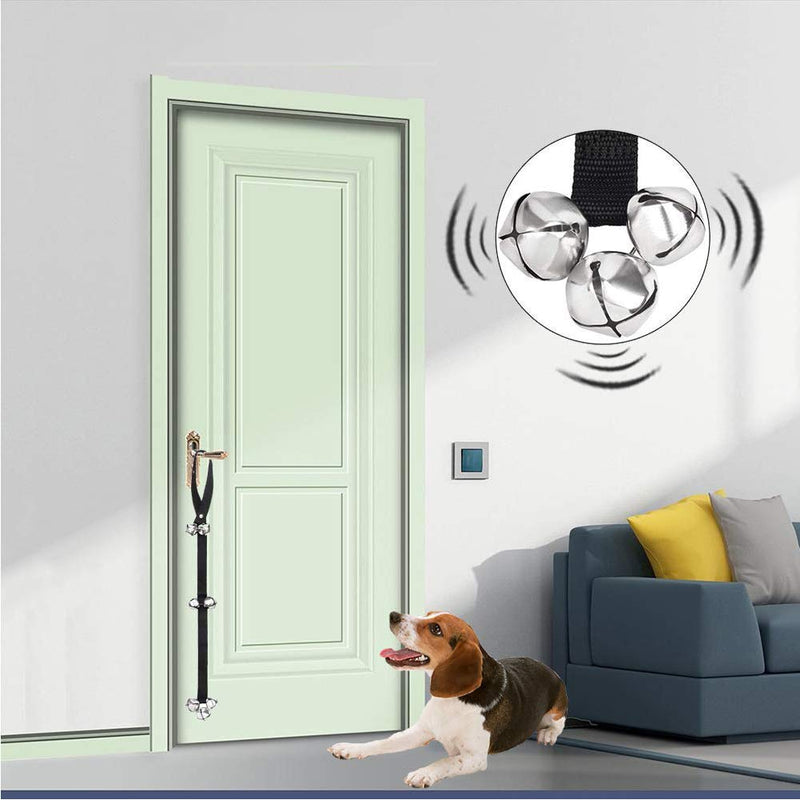 CATOOP Dog Doorbells Premium Potty Training Big Dog Bells Adjustable Dog Bells for Potty Training Your Puppy Easily - Premium Quality - 7 Extra Large Loud Dog Bells Green - PawsPlanet Australia