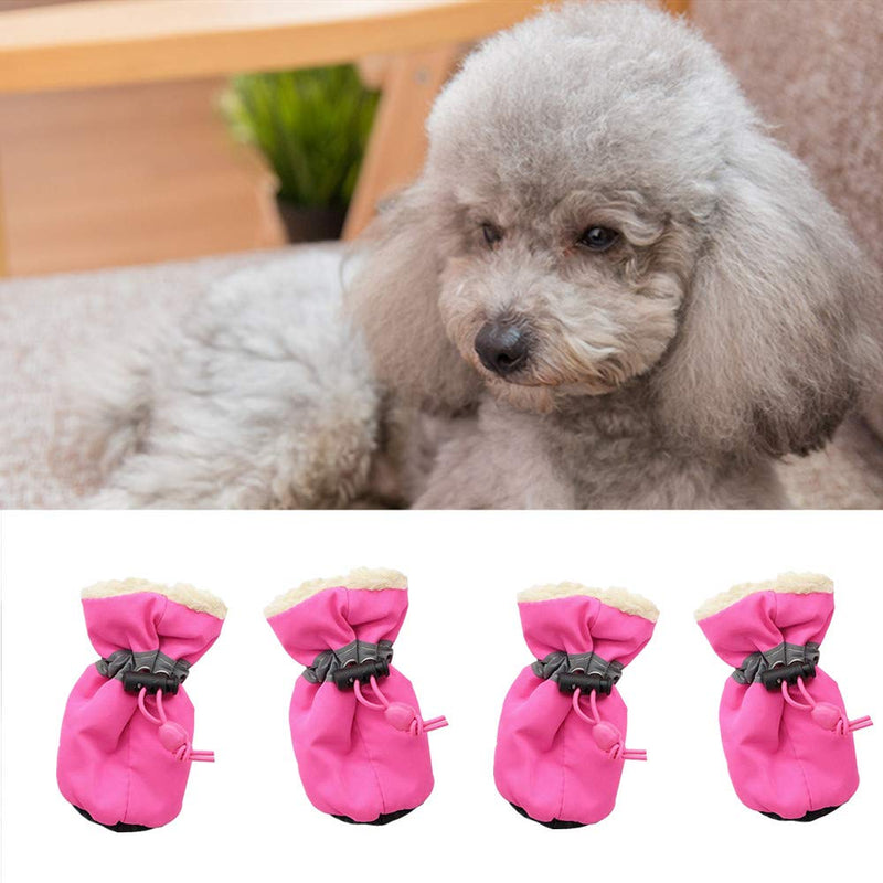 N\A 4 Pcs Pet Paw Protector Anti-Slip Dog Shoes Pet Dog Boots for Pet Climbing Walking - PawsPlanet Australia