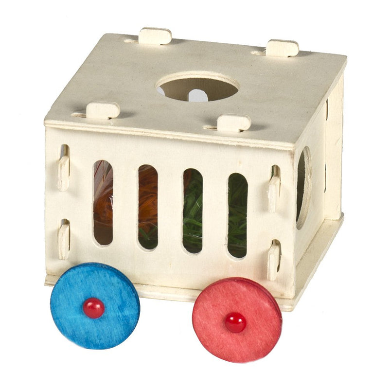 [Australia] - Ware Manufacturing Burrow-N-Buggy Wood Hideout and Treat Holder for Small Animals 