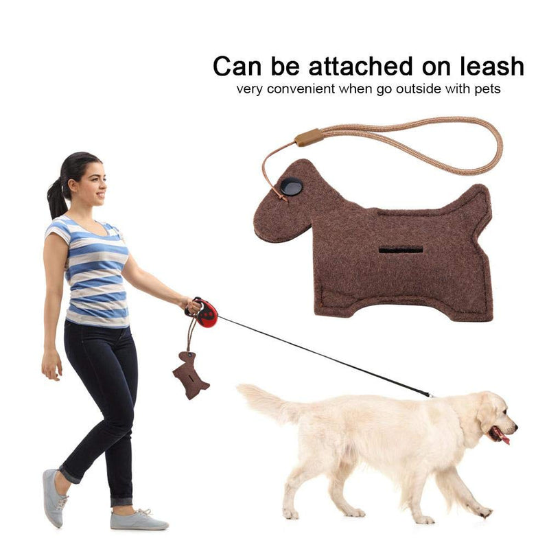 [Australia] - Dog Poop Bag Holder, Cartoon Shape Pet Waste Bag Collector Portable Unbreakable Puppy Poop Bags Dispenser Dog 