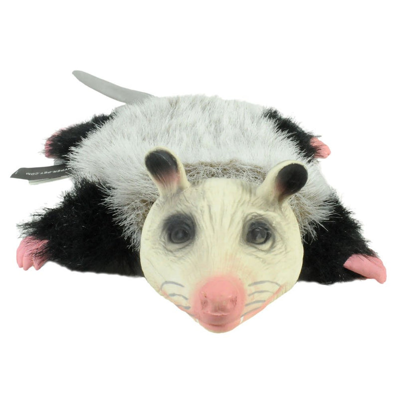 [Australia] - Hyper Pet Real Skinz Plush Dog Toys with Squeaker Opossum 
