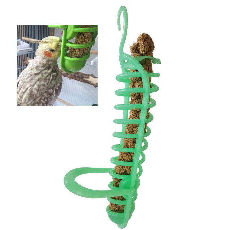 [Australia] - Bird Foraging Toy Parrot Fruit Vegetable Holder Hanging Seed Feeder for Budgie Parakeet Cockatiel Conure African Grey Cockatoo Amazon Lovebird Finch Canary Rat Chinchilla Guinea Pig Cage Basket 