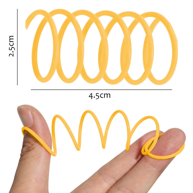 Grantop Pack of 20 cat toys, colorful creative plastic spiral springs, toy spiral springs, novelty pet toys, colorful spiral springs, spring spiral for cats, spiral shape - PawsPlanet Australia