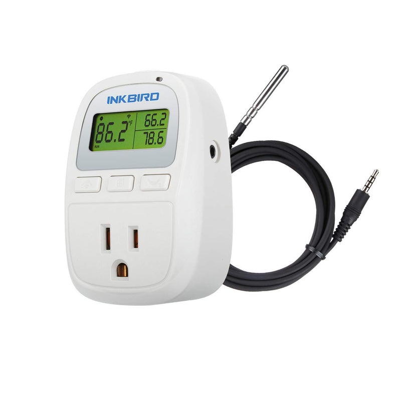 [Australia] - Inkbird C206T 1500W Heat Mat Temperature Controller, Day and Night Thermostat, 6.56FT NTC Sensor, F and C Degree, -58-212°F … WiFi C929 +Stainless Probe 