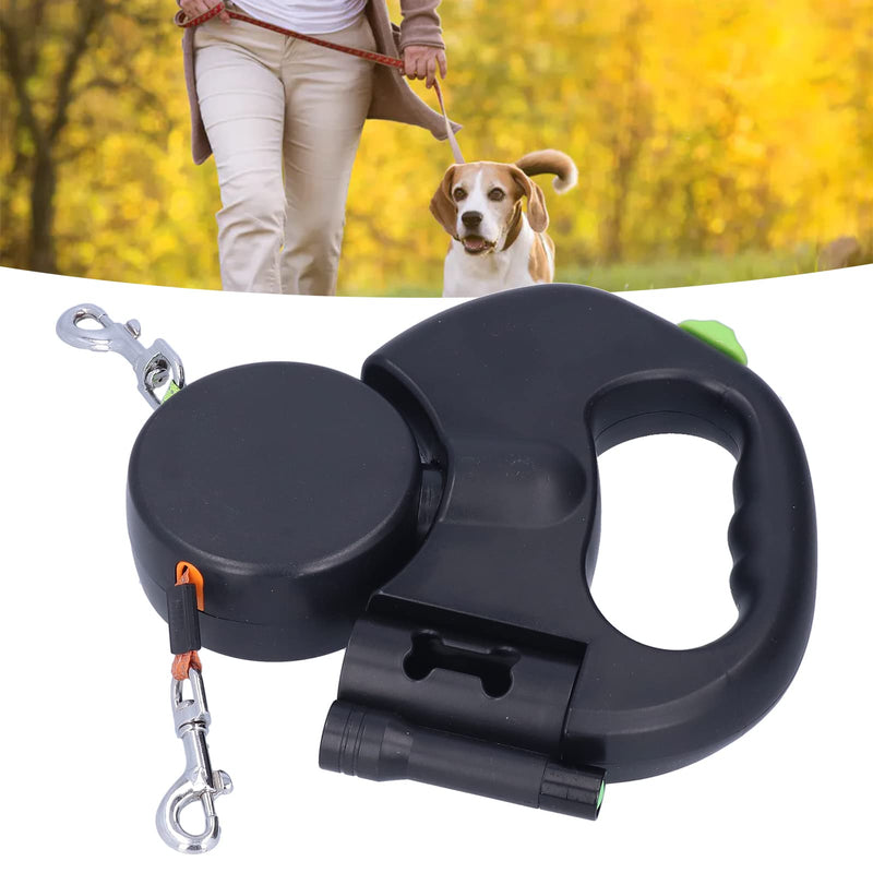 Retractable Dog Leash, Expandable, 1 Tow Rope, 2 Automatic Double Dog Leash with Reflective Strap, Telescopic Pet Leash for Puppy Walking - PawsPlanet Australia