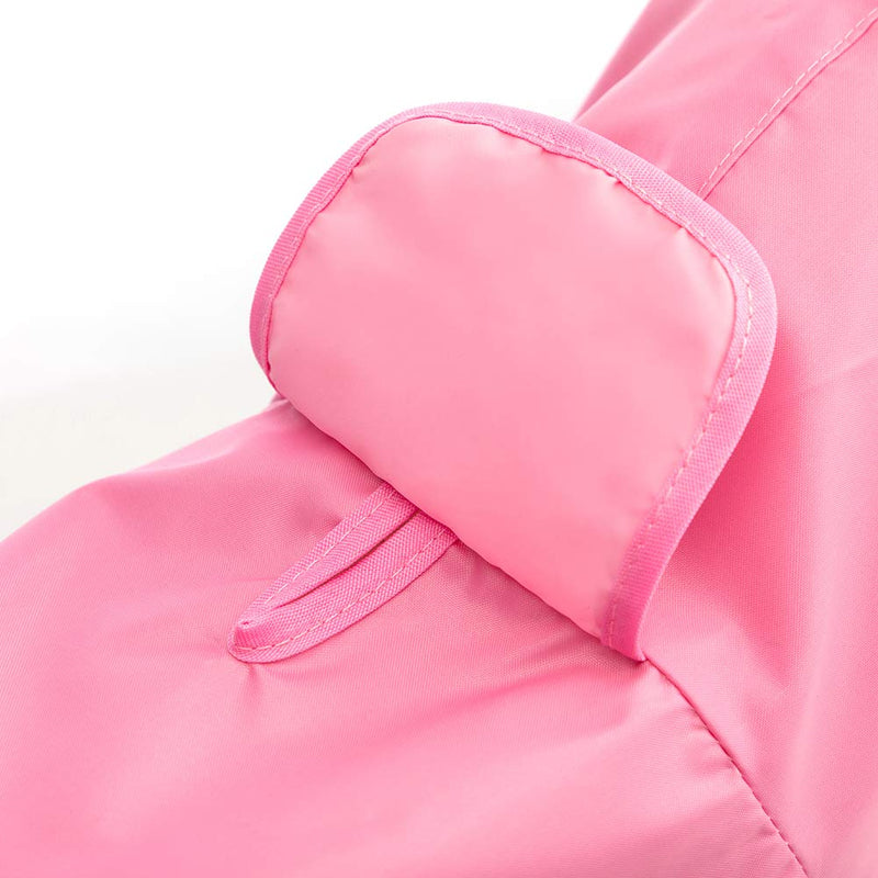 Hollypet Dog Raincoat for Small Puppy Medium Large Pet Cat Dog Protect Dogs Abdomen Belly Rain Clothes Jacket S Pink - PawsPlanet Australia