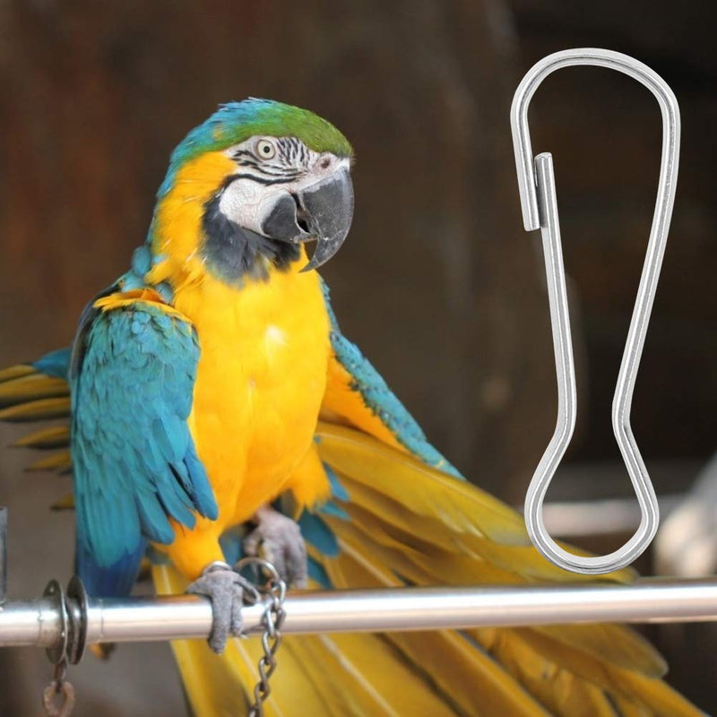 Cuque July Summer Gifts Parrots Accessories Hook, Durable Metal Bird Accessories Hook, Accessories Hook for Bird Parrots Accessories Parrots - PawsPlanet Australia