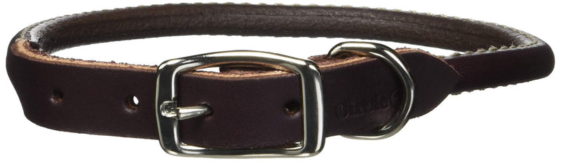 [Australia] - Coastal Pet Products 2205 Leather Latigo Round Dog Collar, 5/8 by 16-Inch 