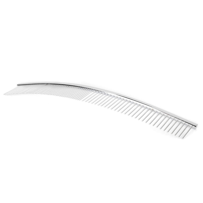 Pet Grooming Opening Knot Comb Curved Comb Pets Dogs Combs, Removal Brush Knot Comb Puppy for Pets Dogs Grooming(Half thin and half dense, curved comb) Half thin and half dense, curved comb - PawsPlanet Australia