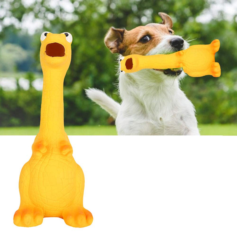 Fdit Latex Squeaky Dog Toy Dinosaur Interactive Sound Chew Toy Biting Toy Latex Squeaker Toys Squeaky Sound Dog Toy for Dogs and Cats(dinosaur) - PawsPlanet Australia