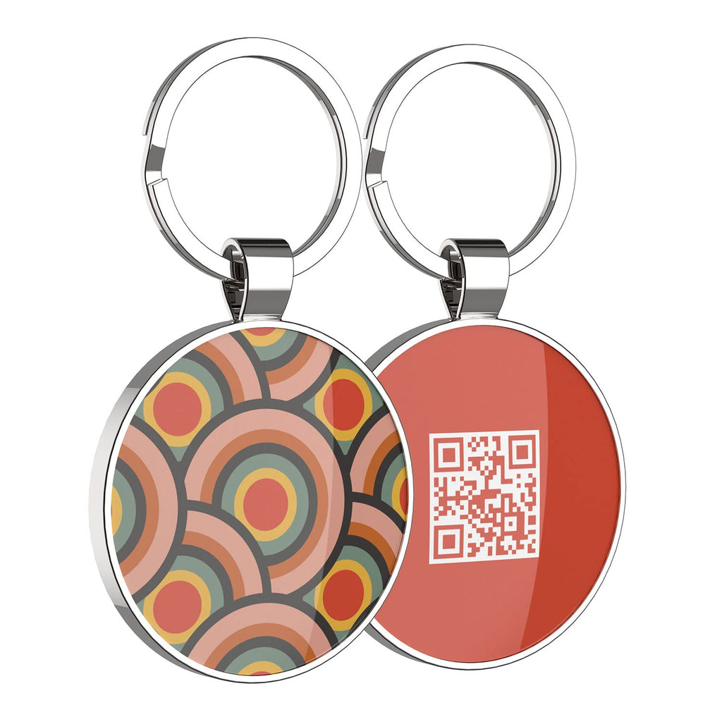 DISONTAG QR Code Dog Tag ID Personalized Social Online Page-Free Online Pet Profile-Modifiable-Privacy Control-No APP Required(Round) A2 - PawsPlanet Australia