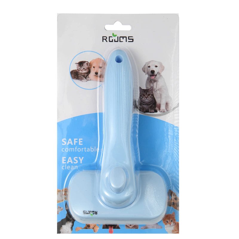 RGJMS Self-Cleaning Slicker Brush,Pet Grooming Tool,Dog Brush and Cat Brush Dematting Brush Easily Removes,Tangles, and Loose Fur from The Pet’s Coat,Removes Undercoat,Dirt. - PawsPlanet Australia