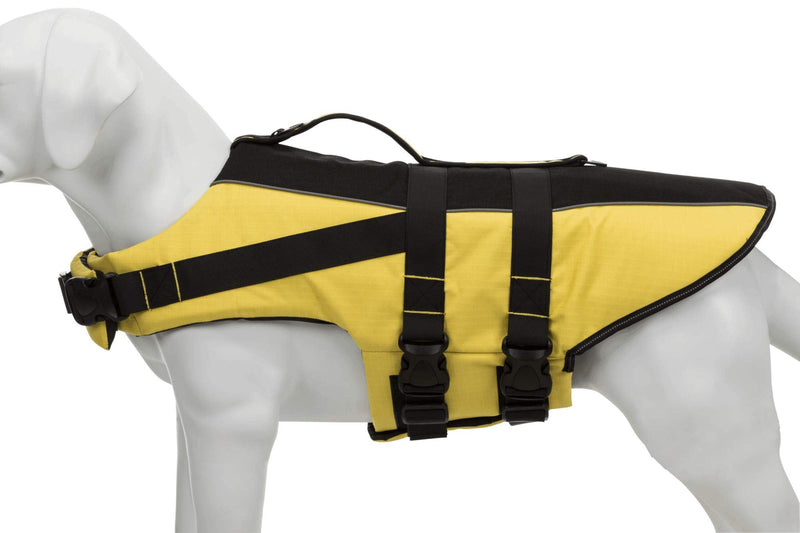 Trixie 30125 Life Jacket for Dogs, XS, Black/Yellow - PawsPlanet Australia