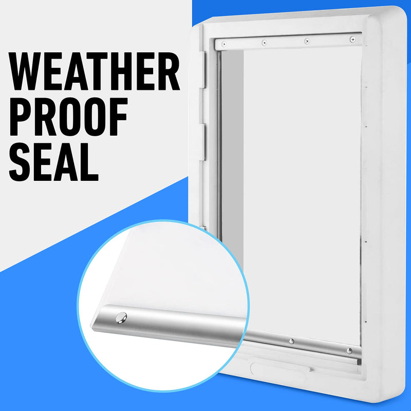 Extra Large Replacement Dog Door Flap Compatible with Ideal Pet Products Ruff Weather Pet Door - 9.75" x 17" - for Pets 36 to 90 lbs. - PawsPlanet Australia