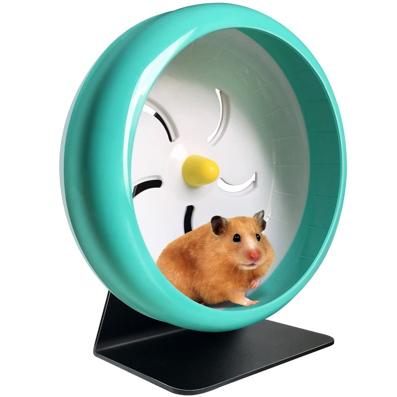 Hamster Wheel,Super Silent Hamster Exercise Wheels,Silent Spinner,Hamster Wheels,Silent Spinner Hamster Wheel Adjustable Stand Hamsters Exercise Wheels,Quiet Hamster Wheel 7inch Rat Wheel (Blue) - PawsPlanet Australia