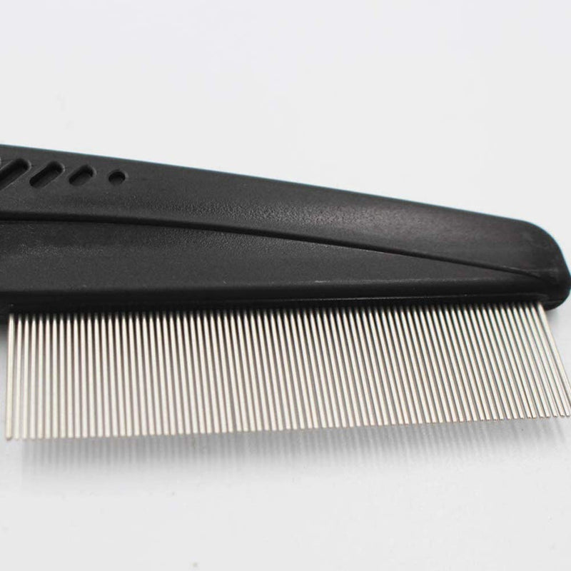 Wacnune Flea Comb for Dogs and Cats,Stainless Steel Pet Tear Stain Remover Combs Pet Dog Cat Grooming Comb for Removing Flea Egg, Mites, Ticks Dandruff Flakes - PawsPlanet Australia