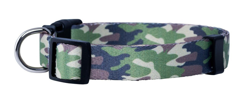 [Australia] - Native Pup Camo Dog Collar - Green, Blue, Pink, Orange, Desert Camouflage Dog Collars Large 
