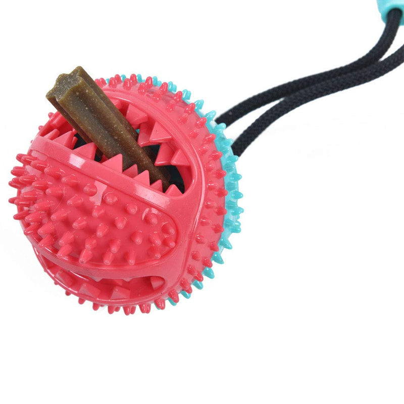 Amasawa Multifunction Pet Molar Bite Toy,Suction Cup Dog Toy,Dog Toothbrush Toy, Durable Dog Tug Rope Ball Toy With Suction Cup Molar Chew Toy Cleaning Teeth For Pet Dog Puppy - PawsPlanet Australia