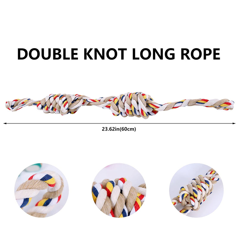 Dog Rope Toys Large, XL 24inch Rope Toys for Strong Large Dogs, Durable Dog Chew Toy for Aggressive Chewers of War, Interactive Rope Chew Toys for Medium Large Dog Breeds Teeth Cleaning - PawsPlanet Australia