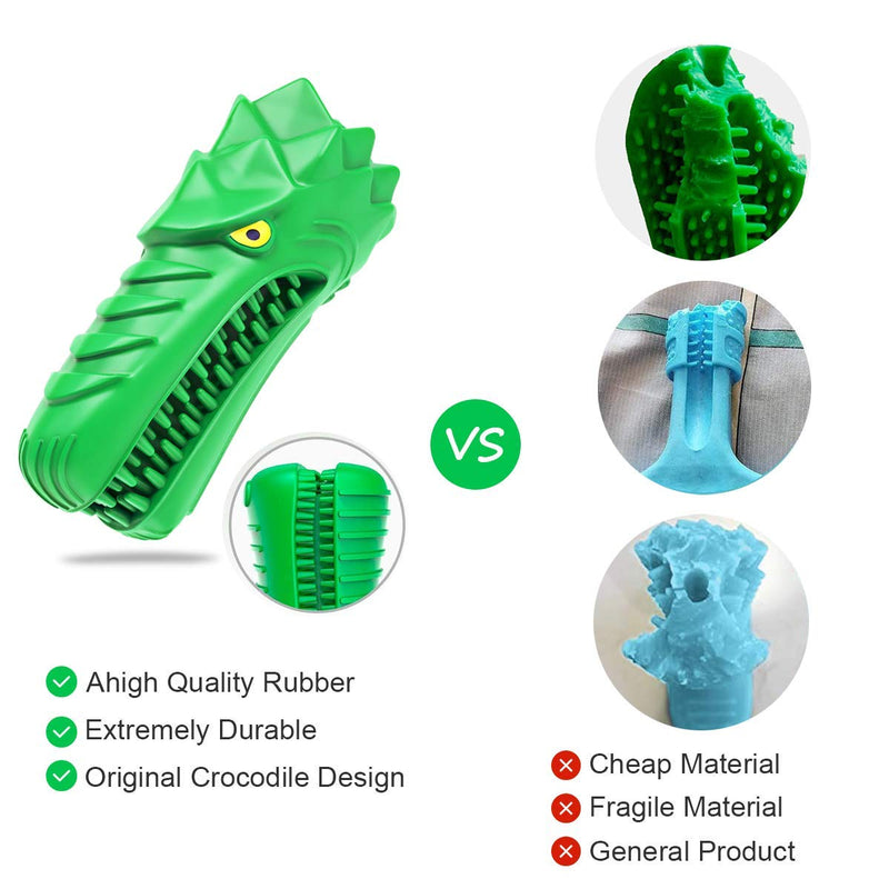MOFASVIGI Dog Chew Toy, Indestructible Tough Durable Dog Toothbrush Toys for Medium Large Breed Dogs Dental Care Teeth Cleaning, Squeaky Aggressive Chewers Dog Toys Color.01 - PawsPlanet Australia