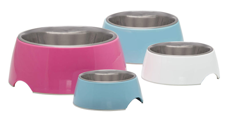 LOVING PETS Retro Bowl for Dogs, Hot Pink, Large - PawsPlanet Australia