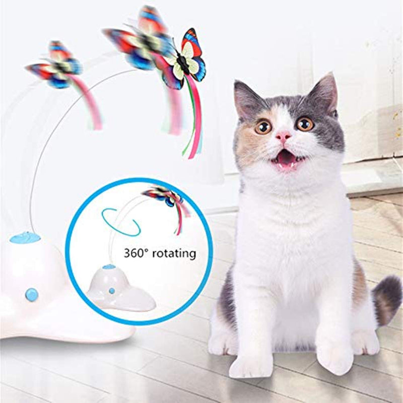 [Australia] - FLURFF Zenes Funny Cat Toy Butterfly Replacement (3 Pack Refills) 