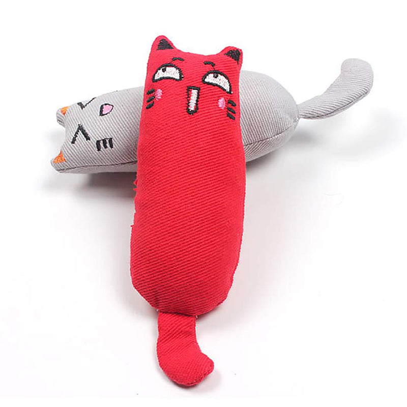 Legendog 5Pcs Catnip Toy, Cat Chew Toy Bite Resistant Catnip Toys for Cats,Catnip Filled Cartoon Mice Cat Teething Chew Toy Multicolor - PawsPlanet Australia
